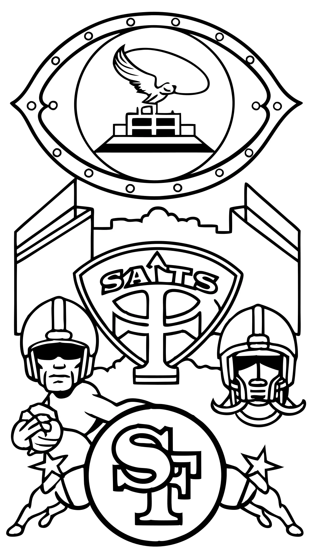 coloring pages 49ers